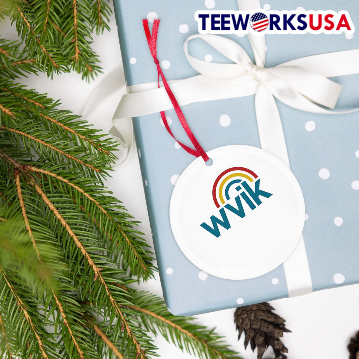 WVIK vintage logo - Adult & Kids T-Shirts, Sweatshirts & Hoodies apparel design preview 5