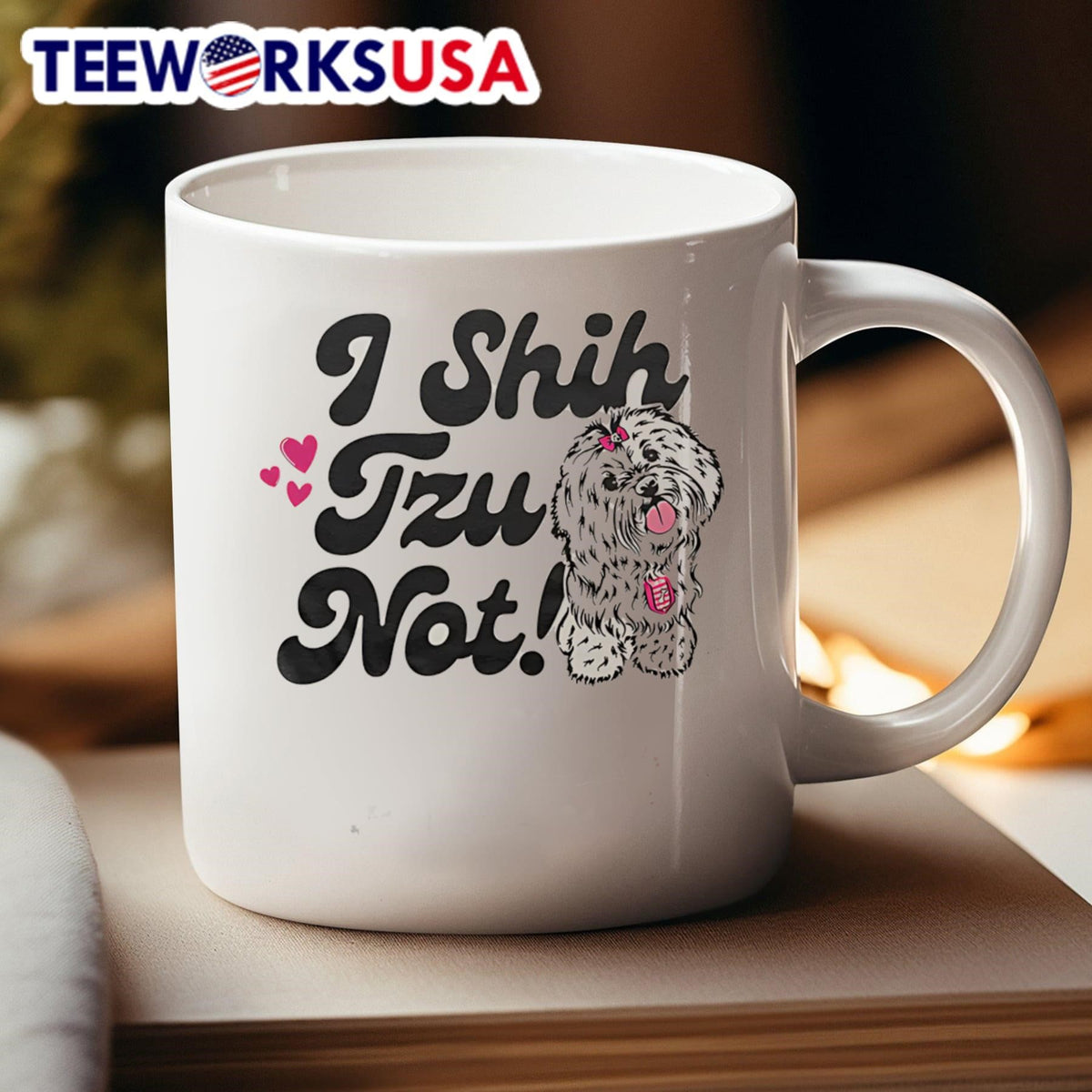 I Shih Tzu not - Adult & Kids T-Shirts, Sweatshirts & Hoodies apparel design preview 4