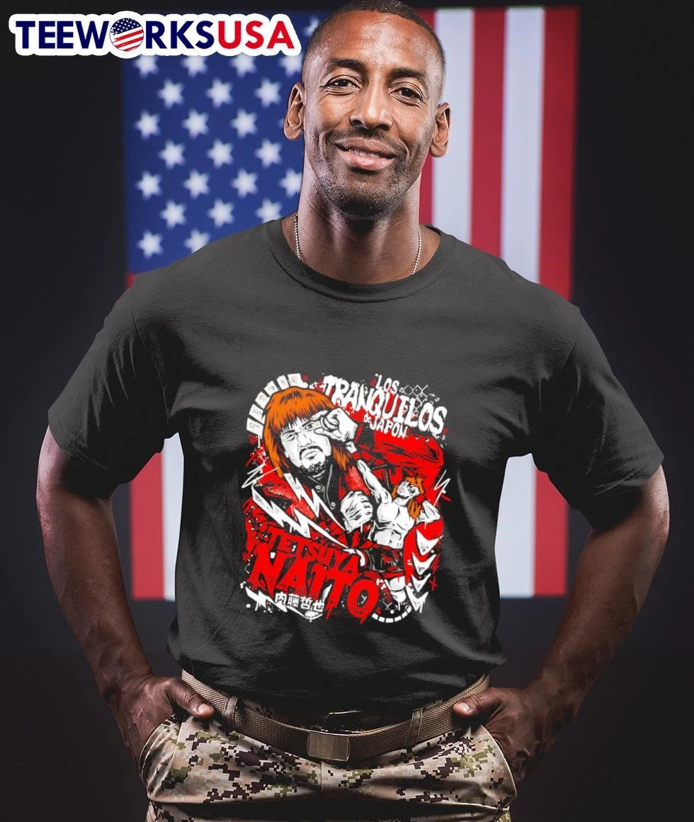 Los Tranquilos De Japon Tetsuya Naito 内藤哲也 - Adult & Kids T-Shirts, Sweatshirts & Hoodies apparel design preview 1