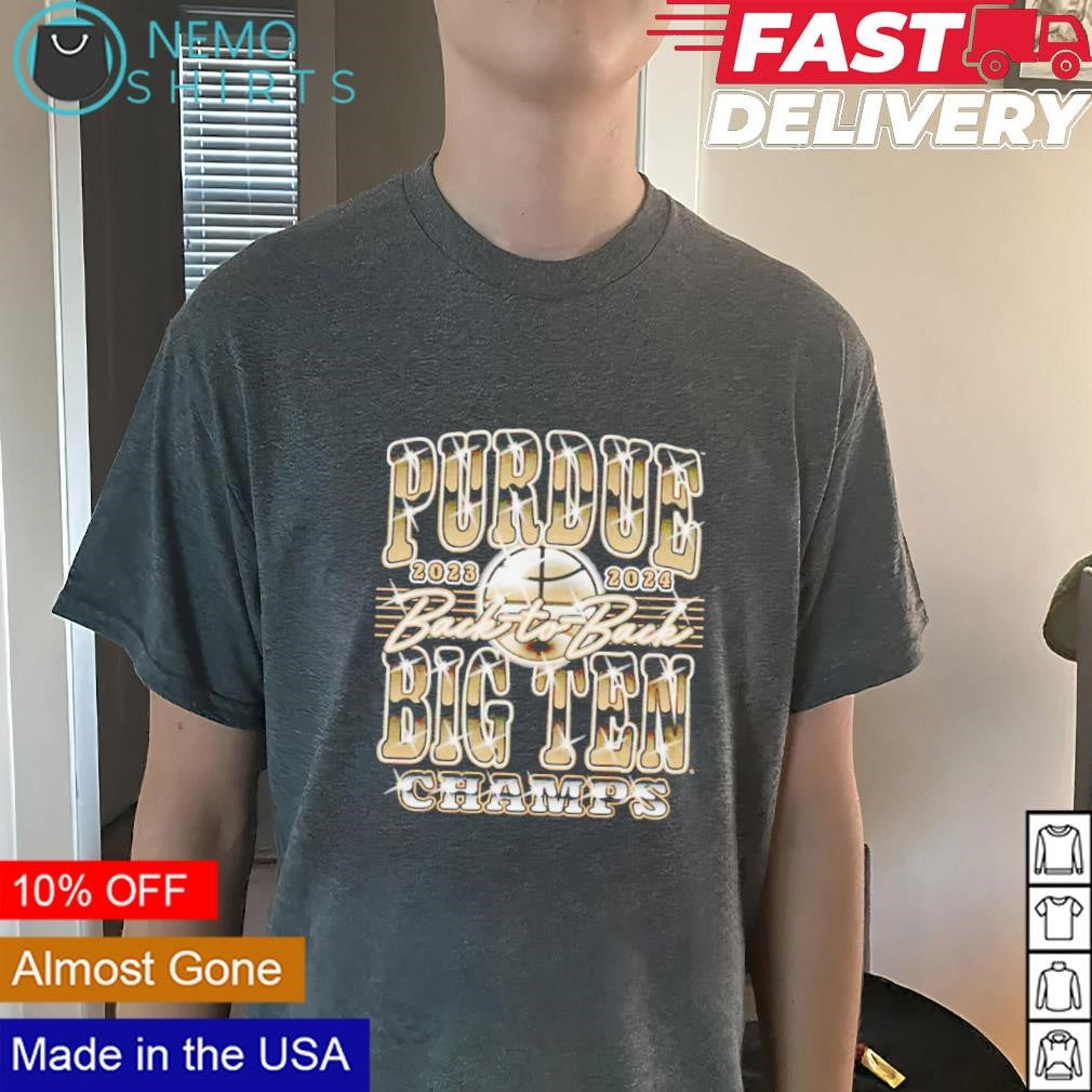 Purdue men's basketball 2023 2024 back to Big Ten - Adult & Kids T-Shirts, Sweatshirts & Hoodies apparel design preview 3