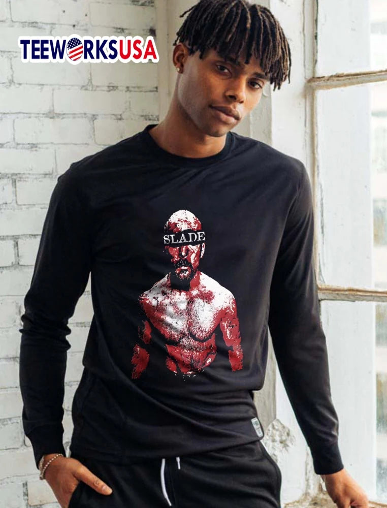 Slade bleeding and covered in blood - Adult & Kids T-Shirts, Sweatshirts & Hoodies apparel design preview 5