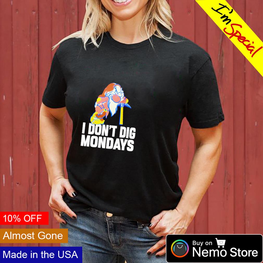 Dwarfs I don't dig mondays - Adult & Kids T-Shirts, Sweatshirts & Hoodies apparel design preview 3