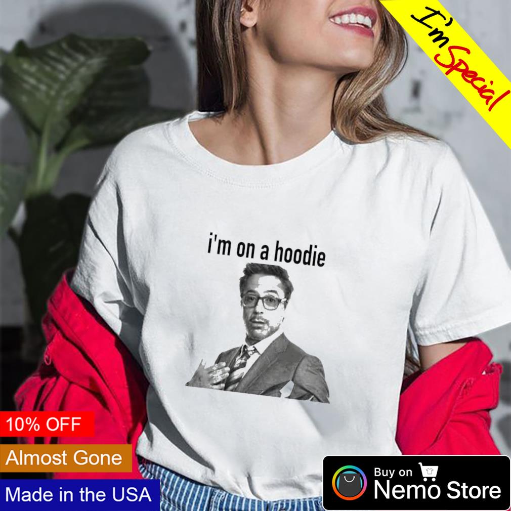 Tony Stark I'm on a - Adult & Kids T-Shirts, Sweatshirts & Hoodies apparel design preview 2