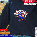 Ashton Jeanty Boise State Broncos player cartoon - Adult & Kids T-Shirts, Sweatshirts & Hoodies apparel design preview 1