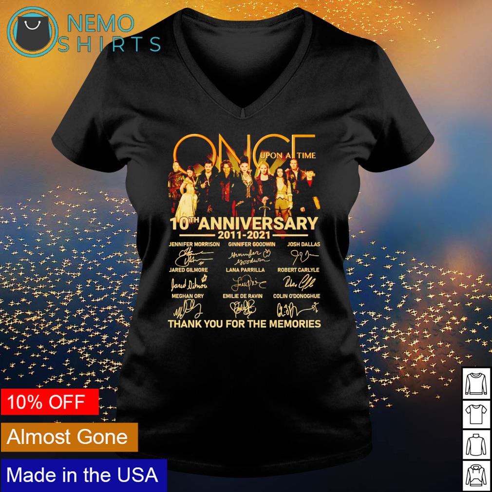 Once Upon a Time 10th Anniversary 2011 2021 thank you - Adult & Kids T-Shirts, Sweatshirts & Hoodies apparel design preview 5