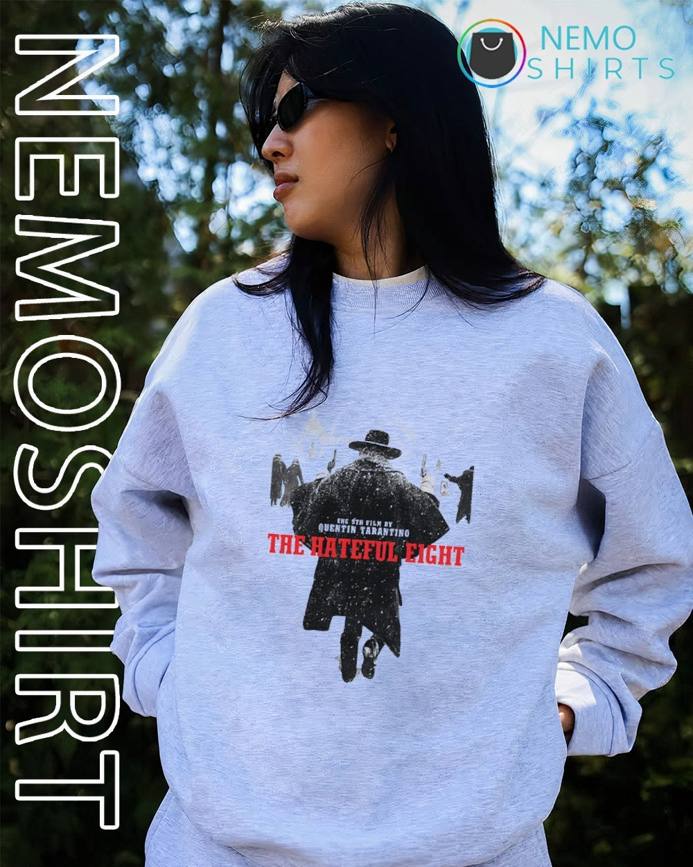 The hateful eight movie Tarantino - Adult & Kids T-Shirts, Sweatshirts & Hoodies apparel design preview 4