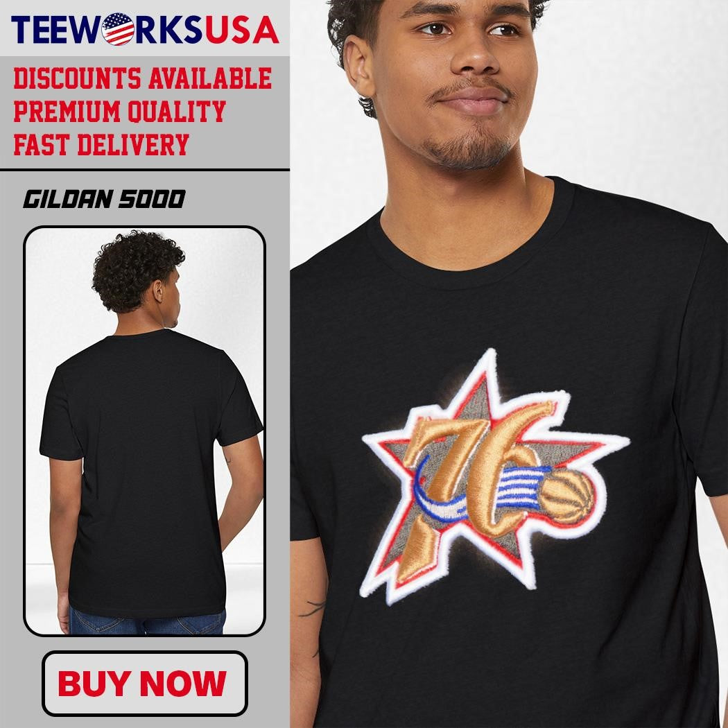 Philadelphia 76ers All Directions Corduroy logo - Adult & Kids T-Shirts, Sweatshirts & Hoodies apparel design preview 1