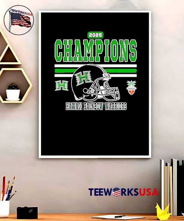 HawaiI rainbow warriors 2025 bowl champions - Adult & Kids T-Shirts, Sweatshirts & Hoodies apparel design preview 5