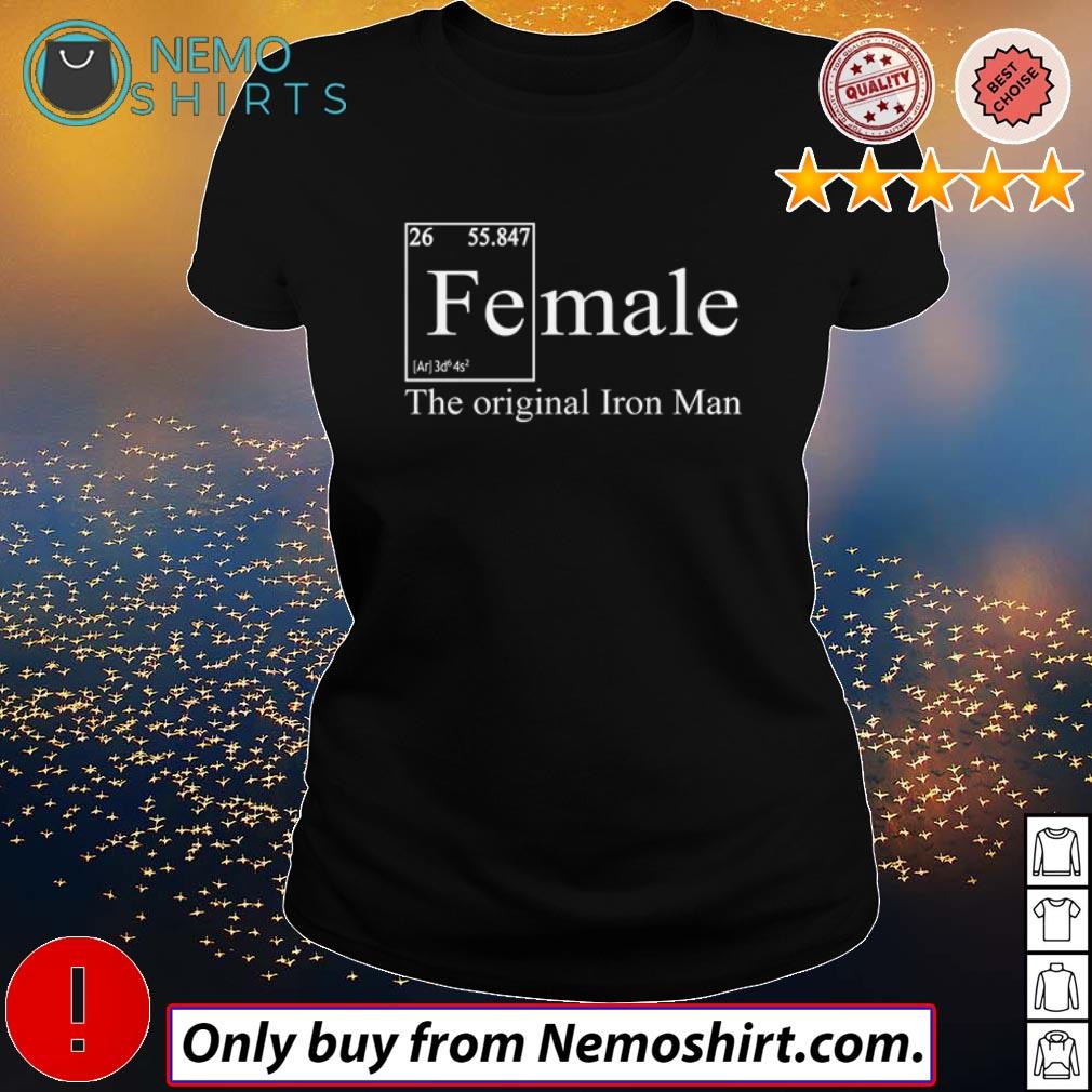 Female The original Iron Man - Adult & Kids T-Shirts, Sweatshirts & Hoodies apparel design preview 3