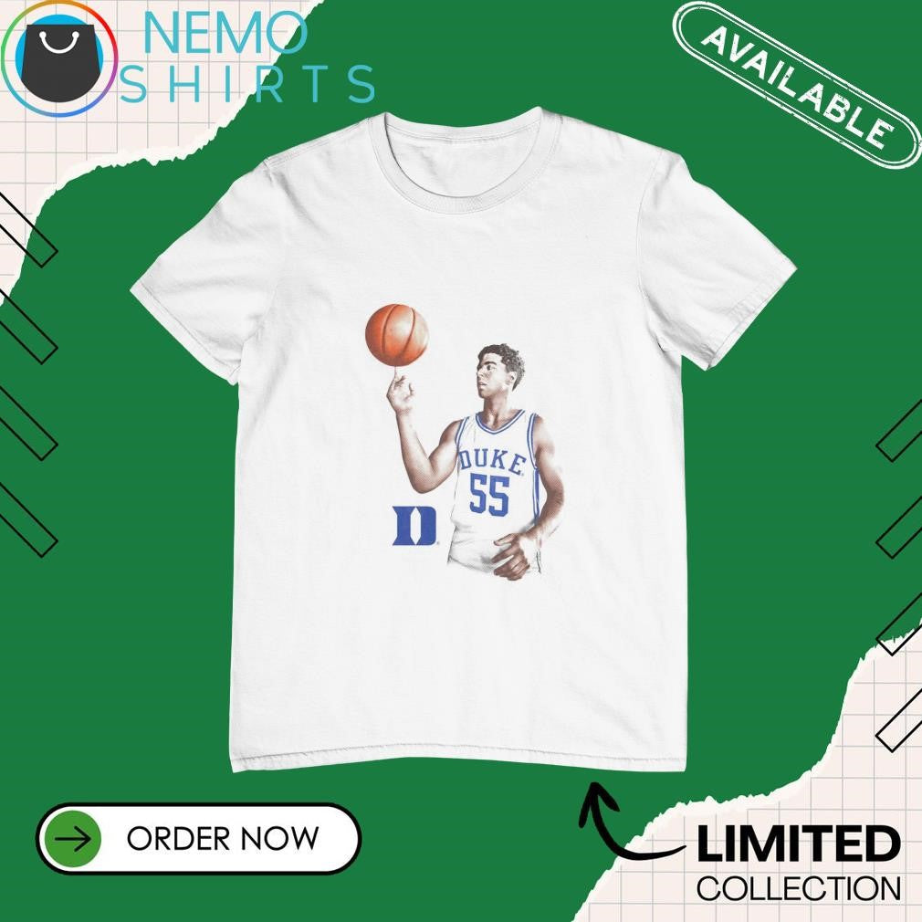 Spencer Hubbard Duke Blue Devils spinning basketball - Adult & Kids T-Shirts, Sweatshirts & Hoodies apparel design preview 1