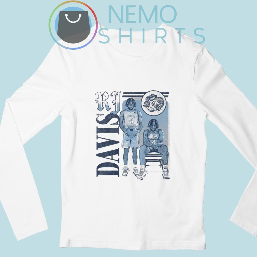 RJ Davis North Carolina Tar Heels player cartoon - Adult & Kids T-Shirts, Sweatshirts & Hoodies apparel design preview 3