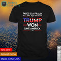 Fauci is a fraud hillary for prison Trump won save - Adult & Kids T-Shirts, Sweatshirts & Hoodies apparel design preview 1