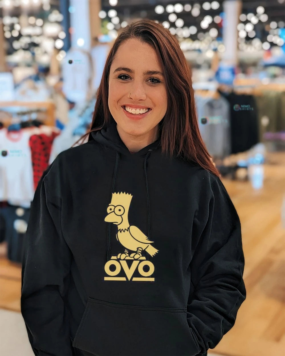 Bart Simpson OVO Owl Logo The Simpsons Drake - Adult & Kids T-Shirts, Sweatshirts & Hoodies apparel design preview 5
