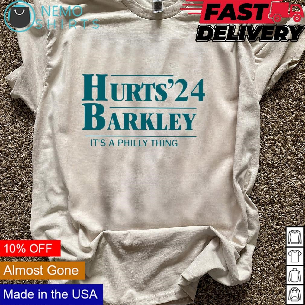 Hurts Barkley 24 it's a Philly thing - Adult & Kids T-Shirts, Sweatshirts & Hoodies apparel design preview 5