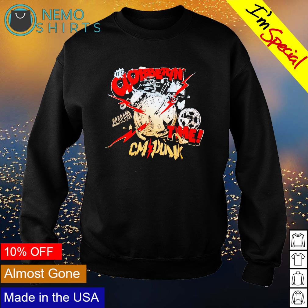 It's clobberin' time CM Punk - Adult & Kids T-Shirts, Sweatshirts & Hoodies apparel design preview 4