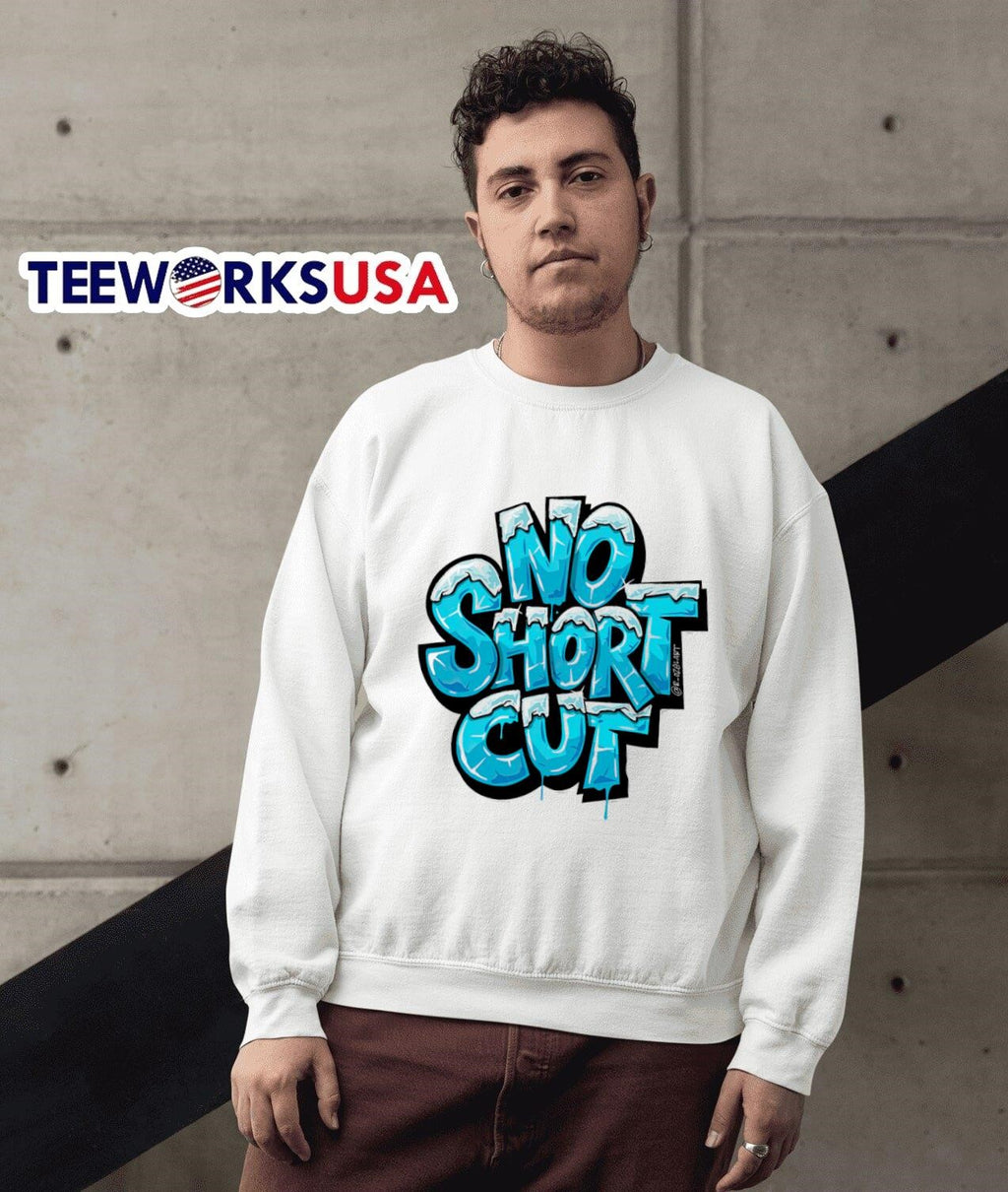 No Short Cut design - Adult & Kids T-Shirts, Sweatshirts & Hoodies apparel design preview 3