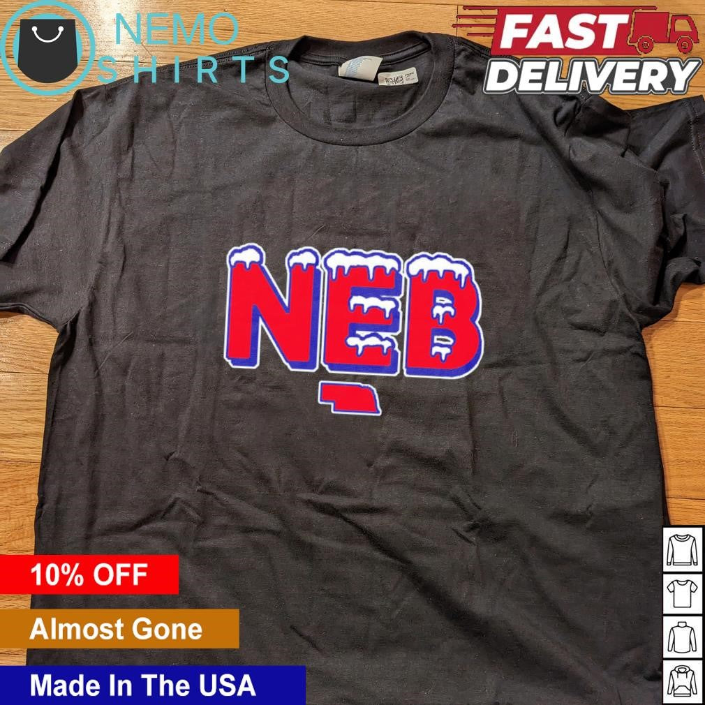 NEB Nebraska ice - Adult & Kids T-Shirts, Sweatshirts & Hoodies apparel design preview 5