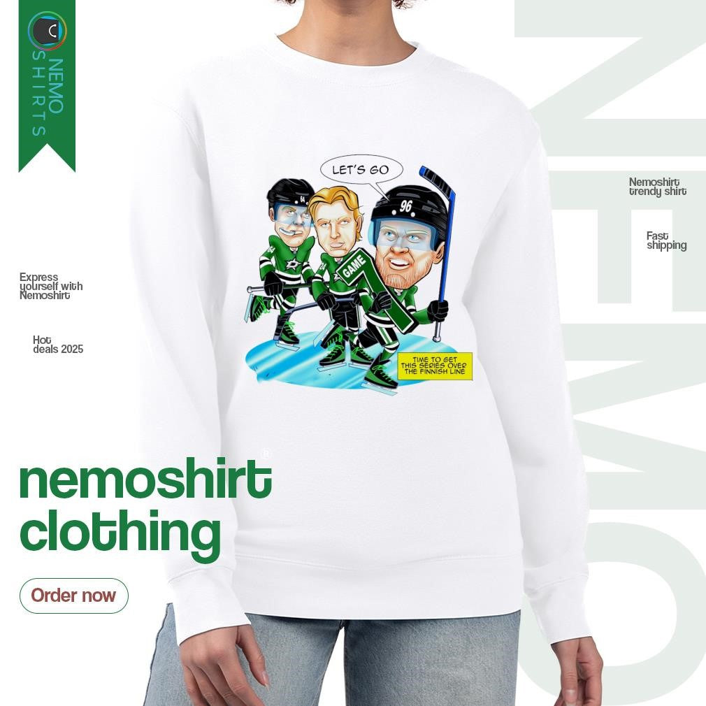 Dallas Stars let's go time to get this series over - Adult & Kids T-Shirts, Sweatshirts & Hoodies apparel design preview 4