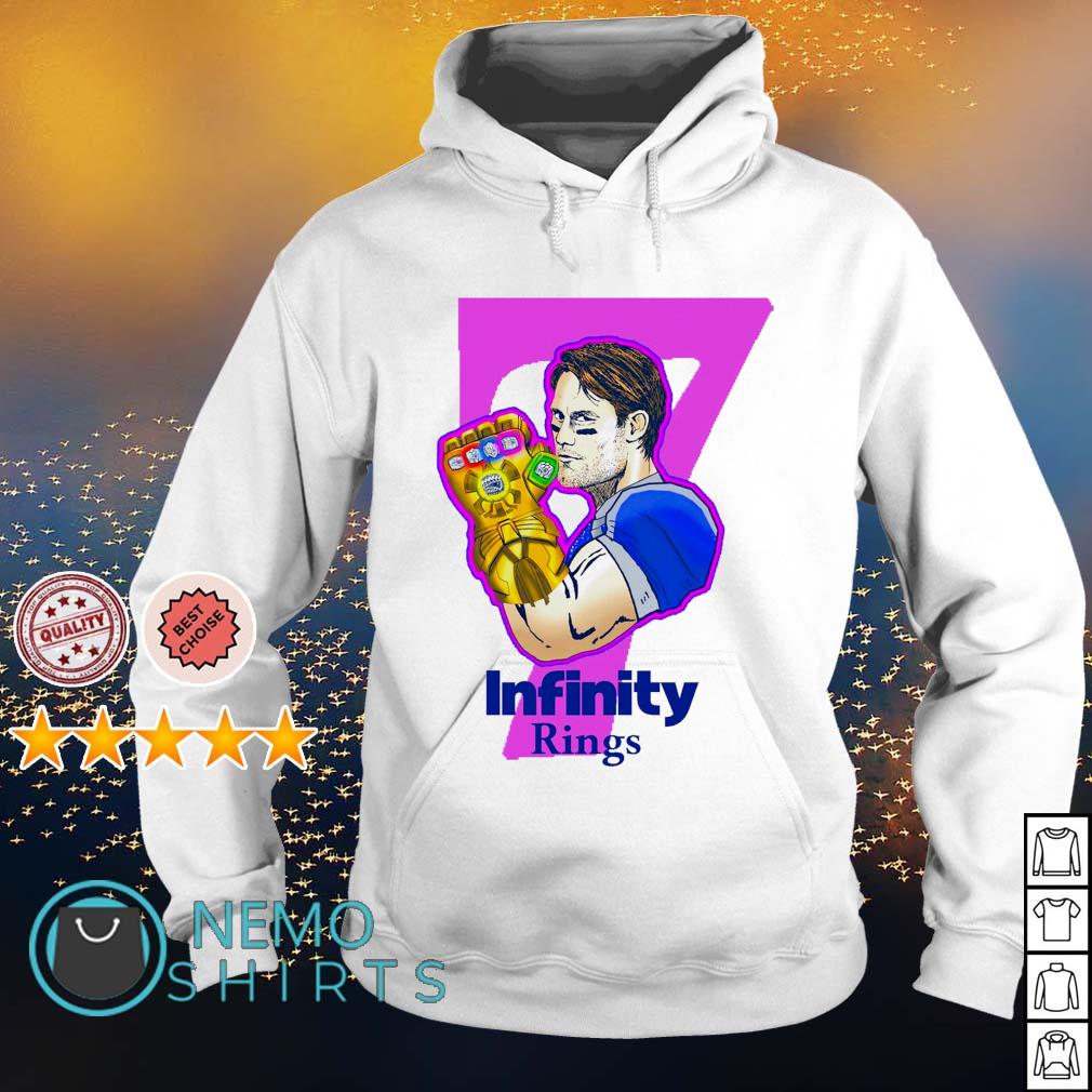 Tom Brady Infinity Gauntlet 7 rings - Adult & Kids T-Shirts, Sweatshirts & Hoodies apparel design preview 2