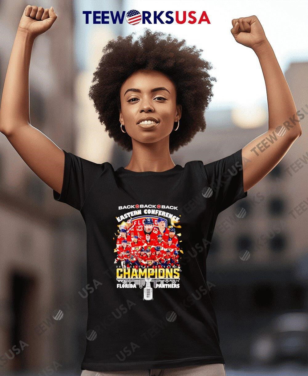Back To Eastern Conference Champions Florida Panthers - Adult & Kids T-Shirts, Sweatshirts & Hoodies apparel design preview 7