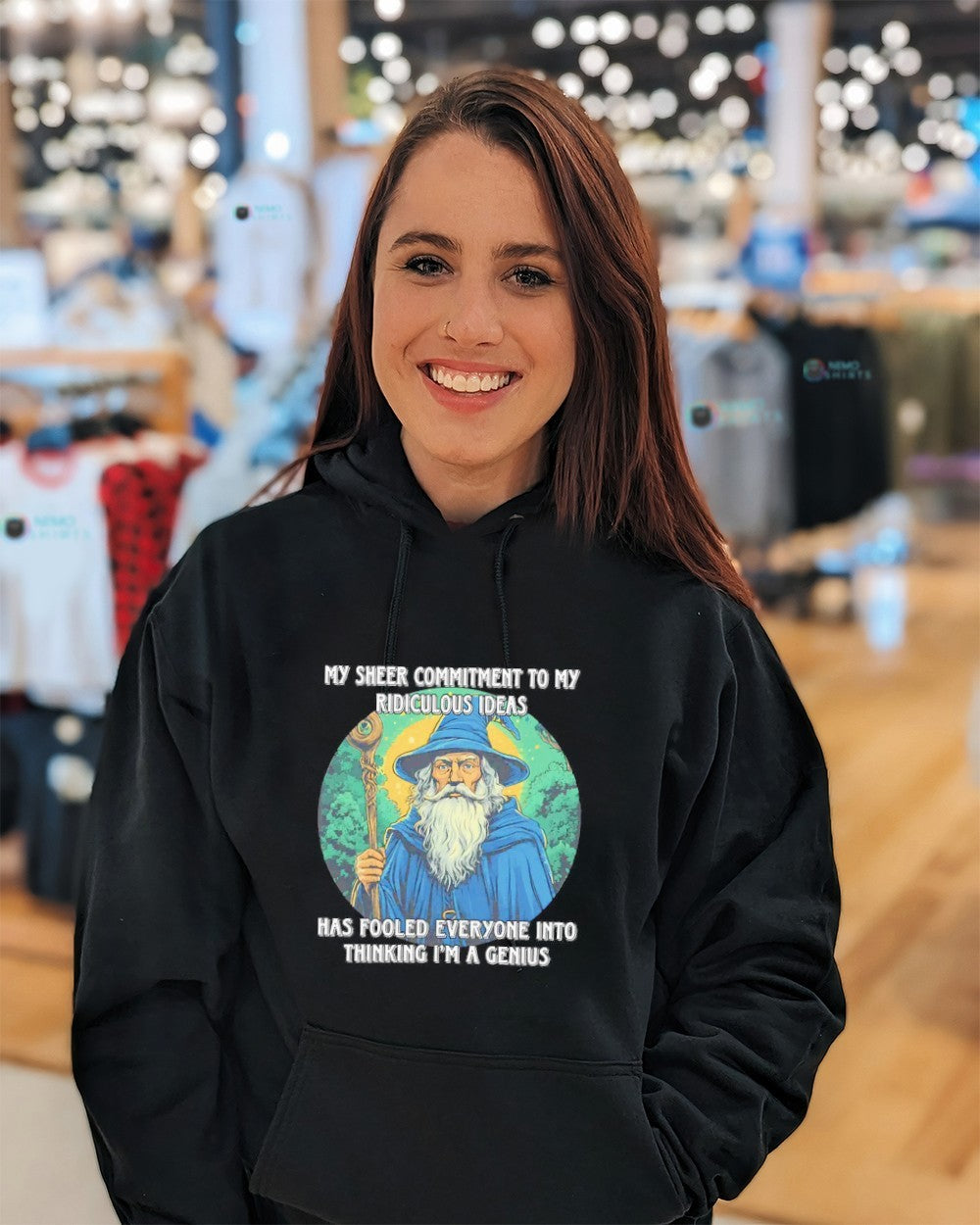 My sheer commitment to ridiculous ideas has fooled - Adult & Kids T-Shirts, Sweatshirts & Hoodies apparel design preview 5