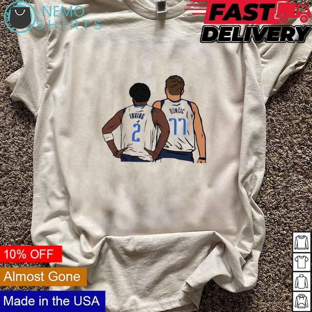 Luka and Kyrie Dallas Mavericks cartoon - Adult & Kids T-Shirts, Sweatshirts & Hoodies apparel design preview 3