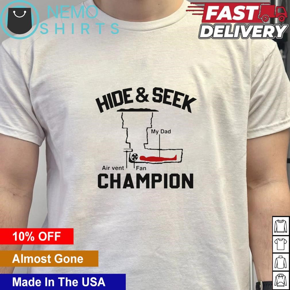 Hide and seek air vent fan champion - Adult & Kids T-Shirts, Sweatshirts & Hoodies apparel design preview 5