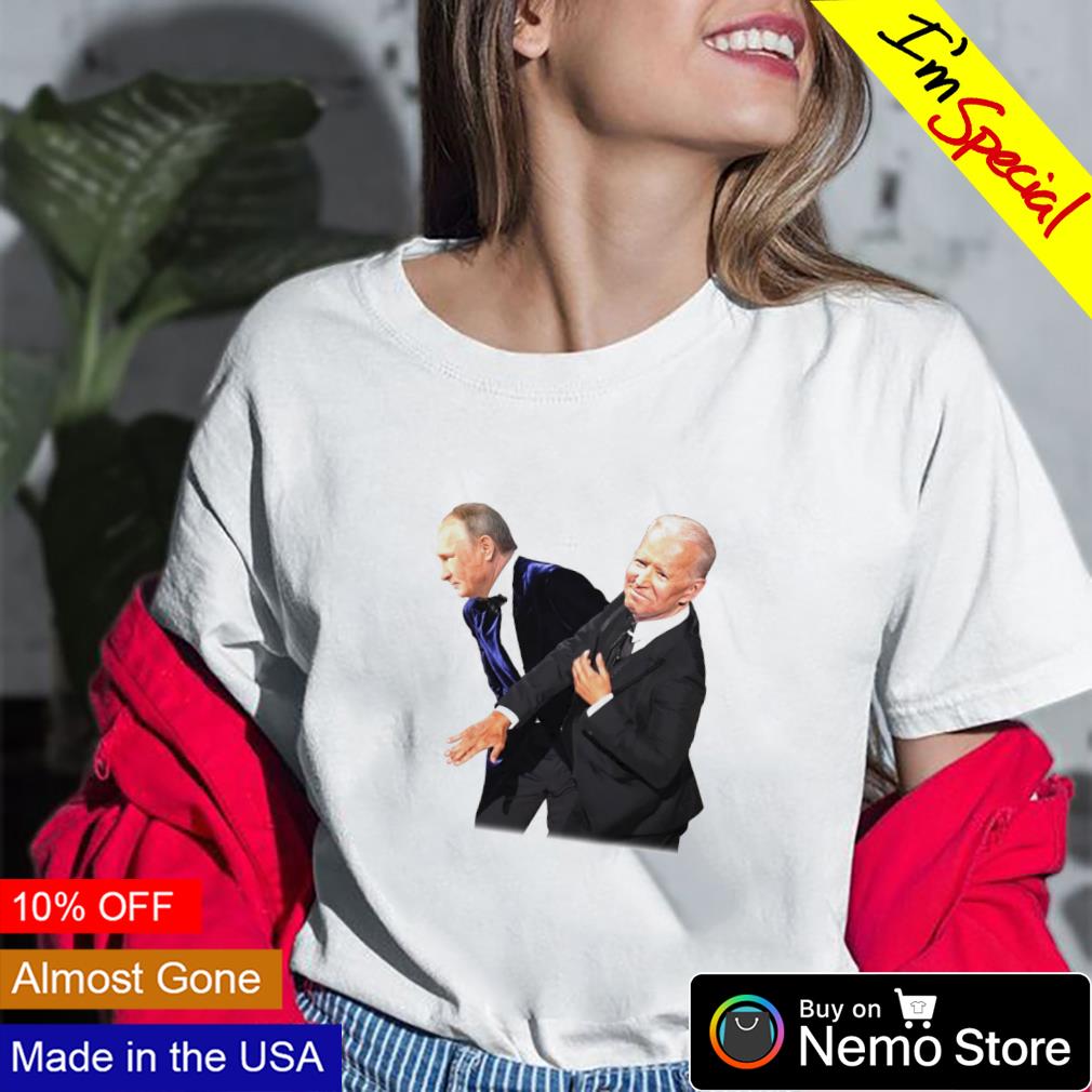 Biden slapped Putin - Adult & Kids T-Shirts, Sweatshirts & Hoodies apparel design preview 2
