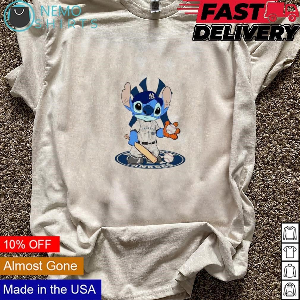 The Stitch New York Yankees baseball - Adult & Kids T-Shirts, Sweatshirts & Hoodies apparel design preview 3