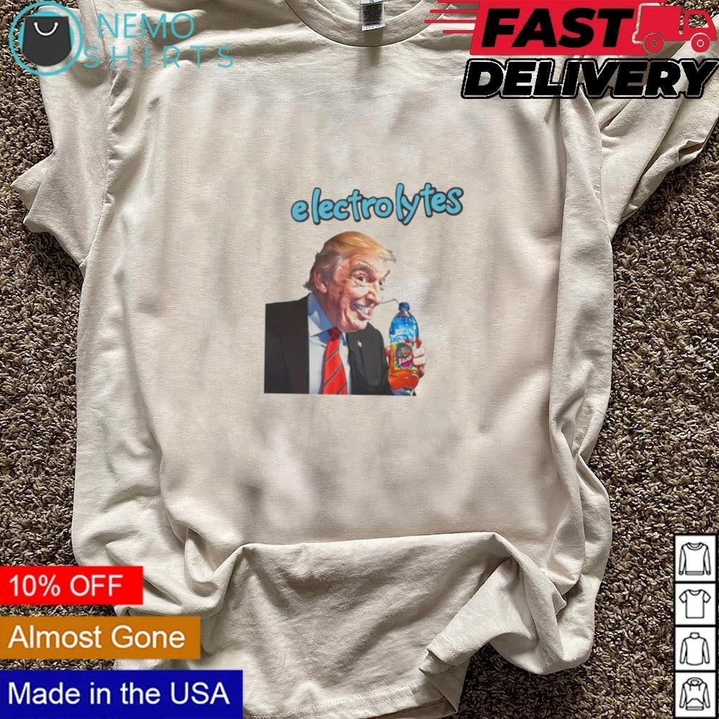 Electrolytes satire Trump is weird - Adult & Kids T-Shirts, Sweatshirts & Hoodies apparel design preview 3