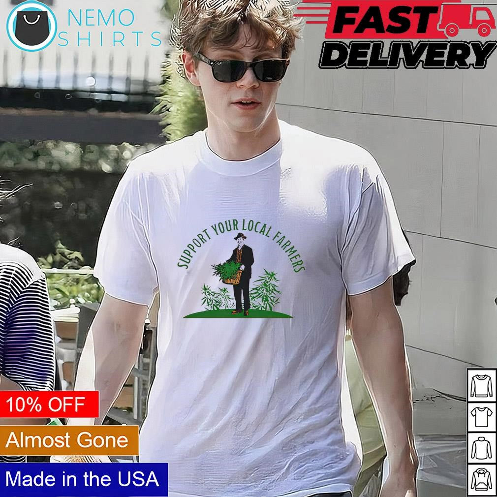 Support your local farmers weed cannabis - Adult & Kids T-Shirts, Sweatshirts & Hoodies apparel design preview 4