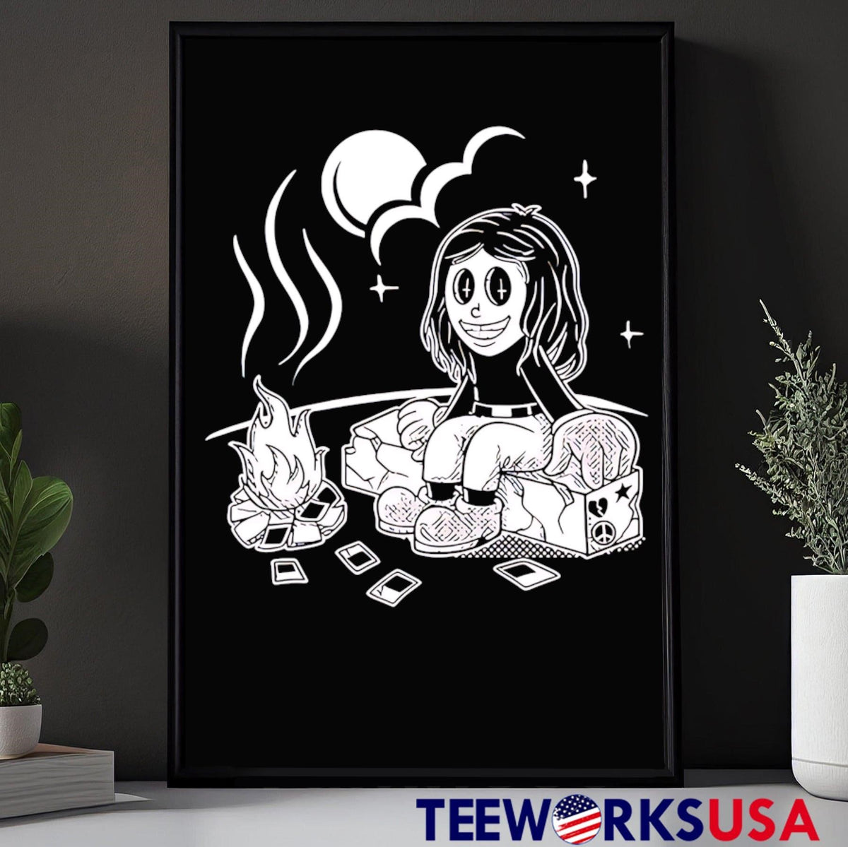 Sawyer hill camp black - Adult & Kids T-Shirts, Sweatshirts & Hoodies apparel design preview 5