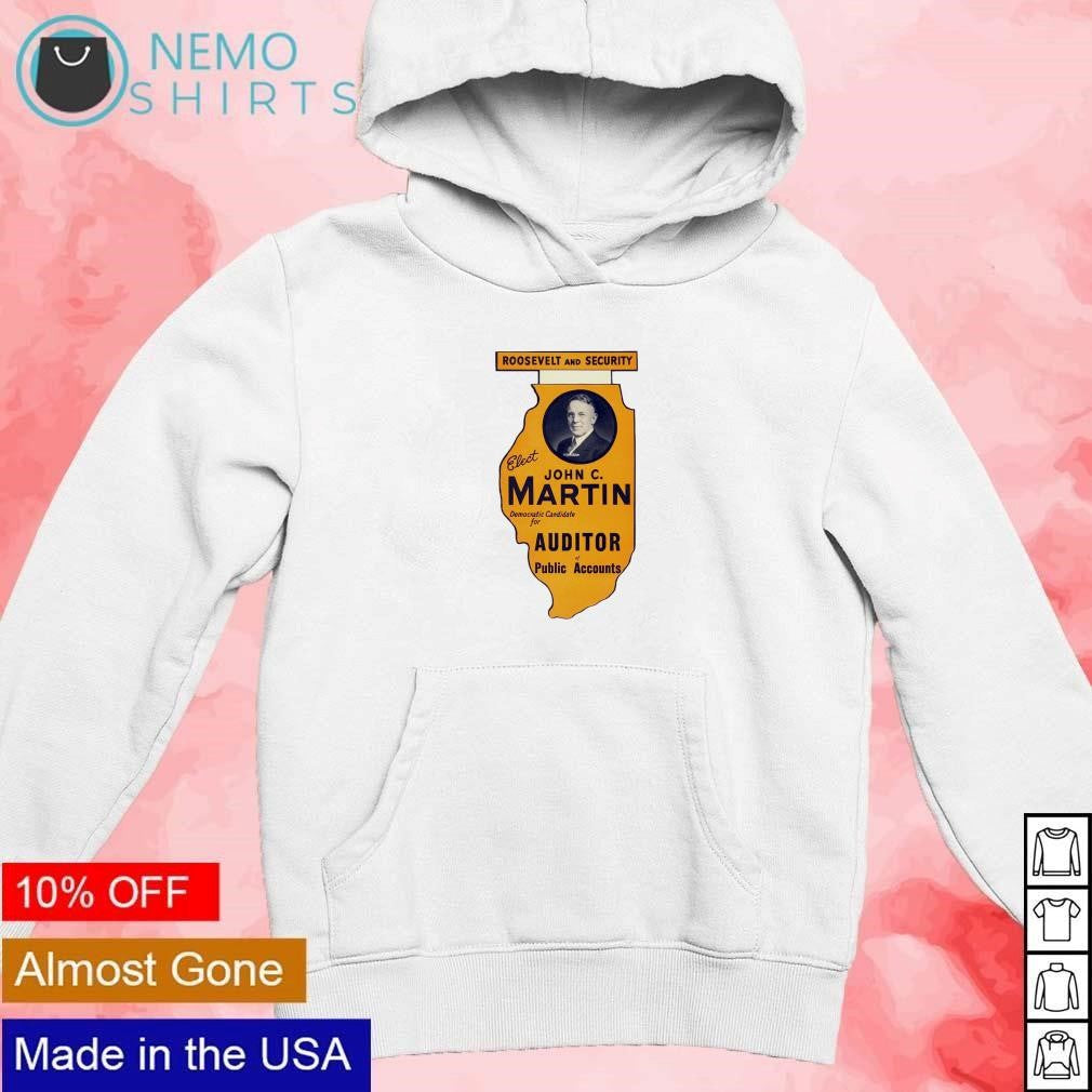 Roosevelt and security 1936 vote Democrat John C - Adult & Kids T-Shirts, Sweatshirts & Hoodies apparel design preview 2