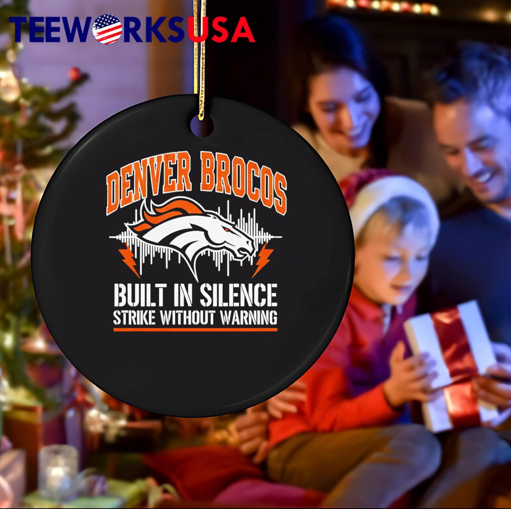 Denver Broncos Built In Silence Strike Without - Adult & Kids T-Shirts, Sweatshirts & Hoodies apparel design preview 4