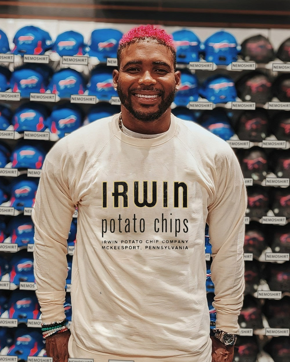 Irwin potato chips McKeesports PA - Adult & Kids T-Shirts, Sweatshirts & Hoodies apparel design preview 2