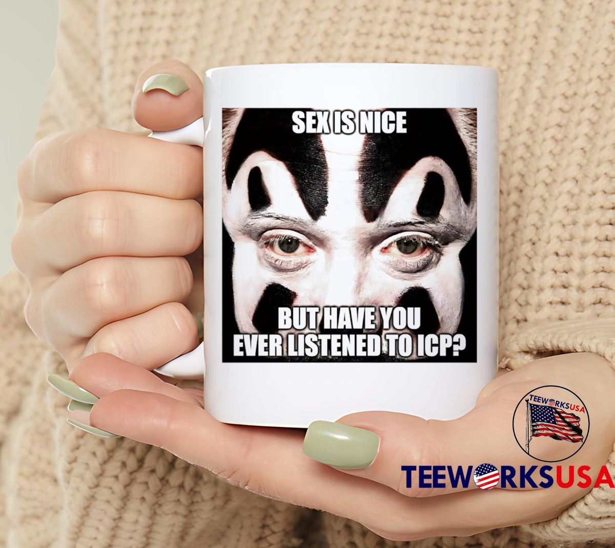 Sex Is Nice But Have You Ever Listened To Icp - Adult & Kids T-Shirts, Sweatshirts & Hoodies apparel design preview 6