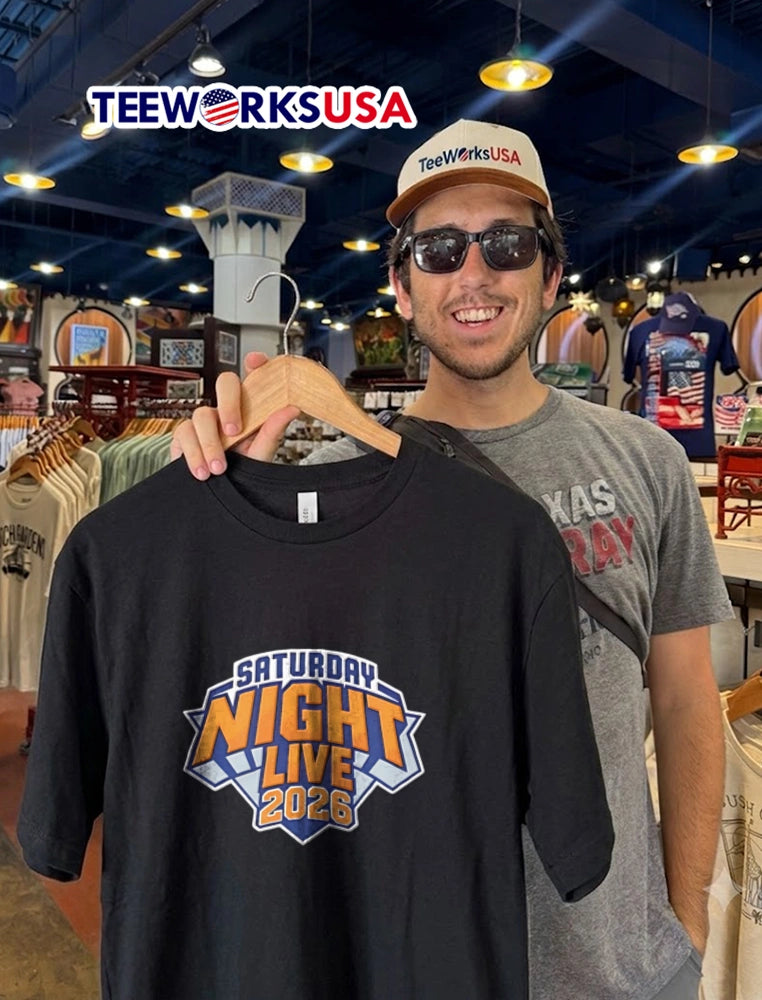 Saturday Night Live logo text shield graphic design - Adult & Kids T-Shirts, Sweatshirts & Hoodies apparel design preview 2