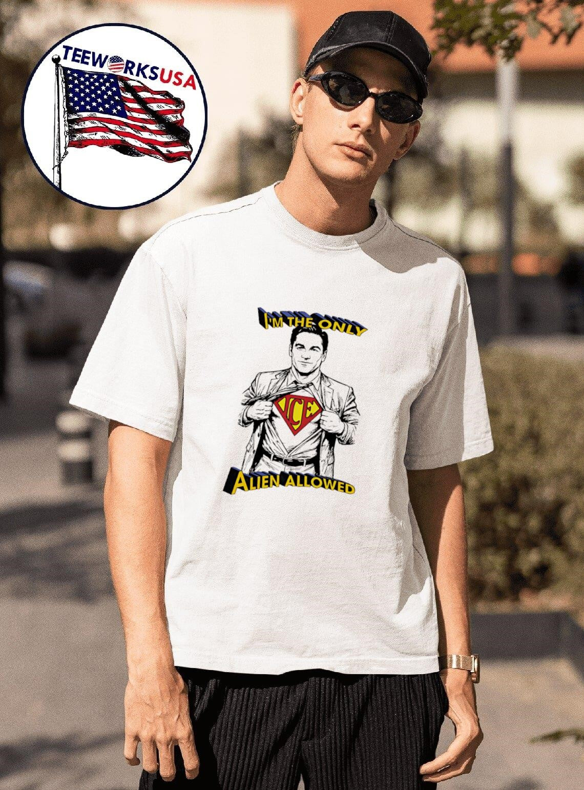I'm the only alien allowed - Adult & Kids T-Shirts, Sweatshirts & Hoodies apparel design preview 1