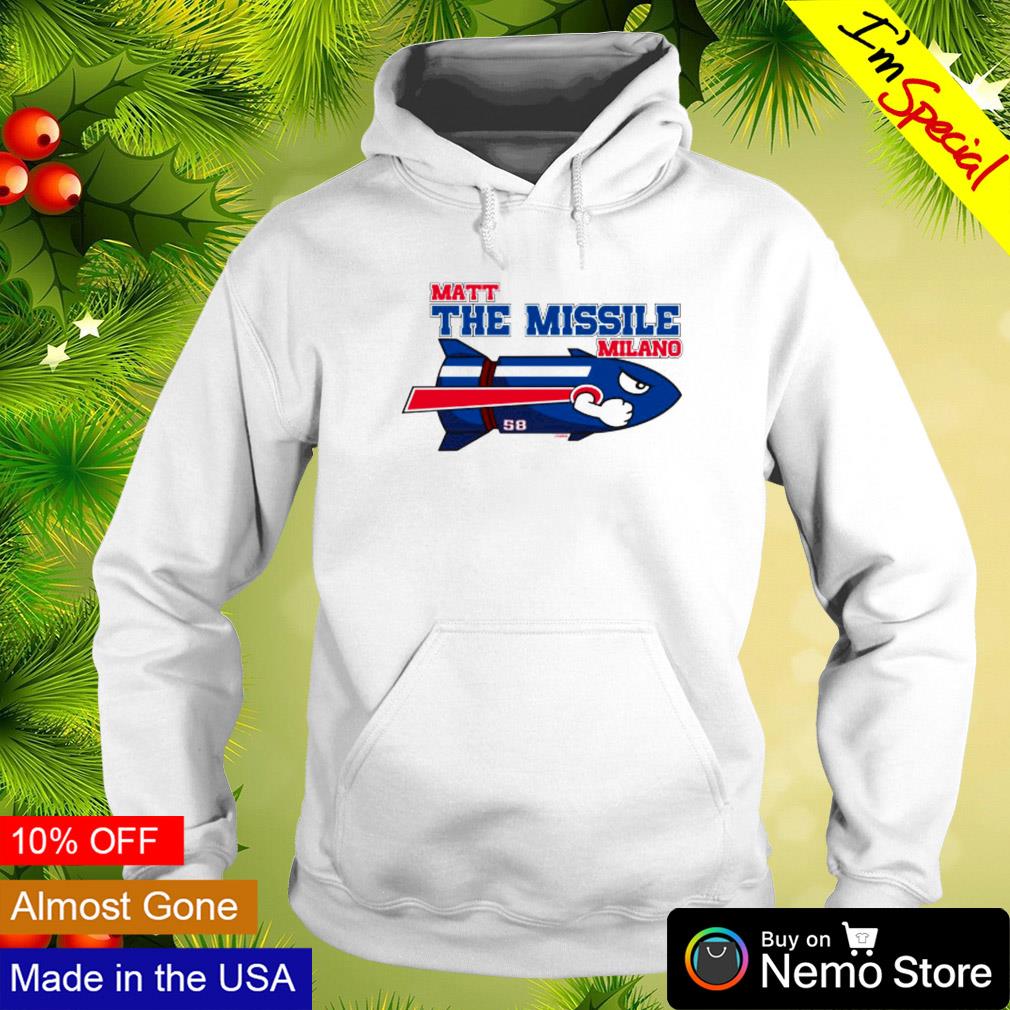 Matt the Missile Milano Buffalo Bills mafia - Adult & Kids T-Shirts, Sweatshirts & Hoodies apparel design preview 2