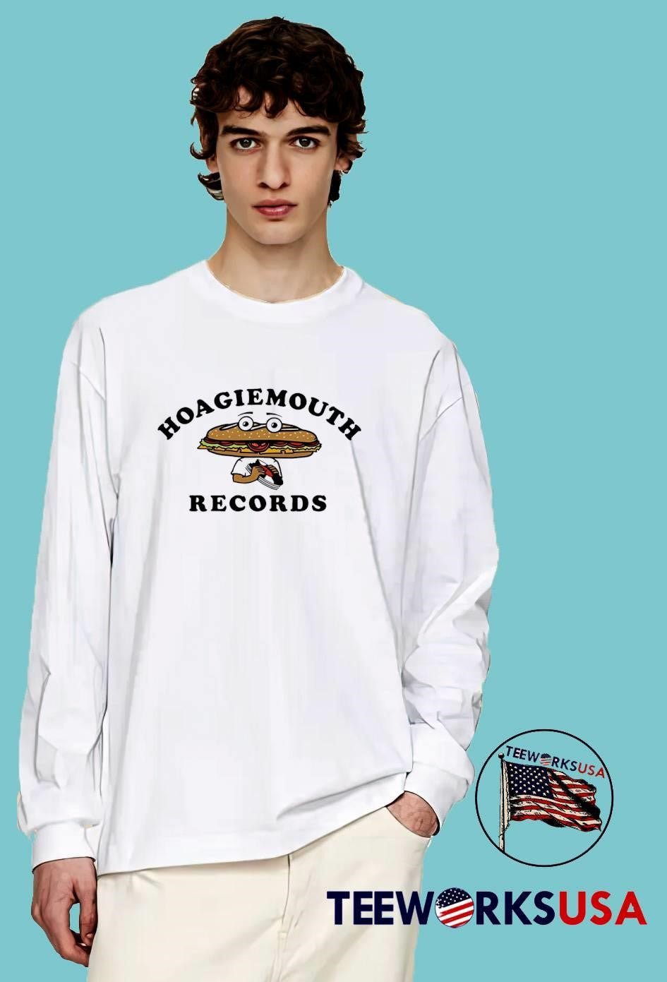 Hoagiemouth Records - Adult & Kids T-Shirts, Sweatshirts & Hoodies apparel design preview 4