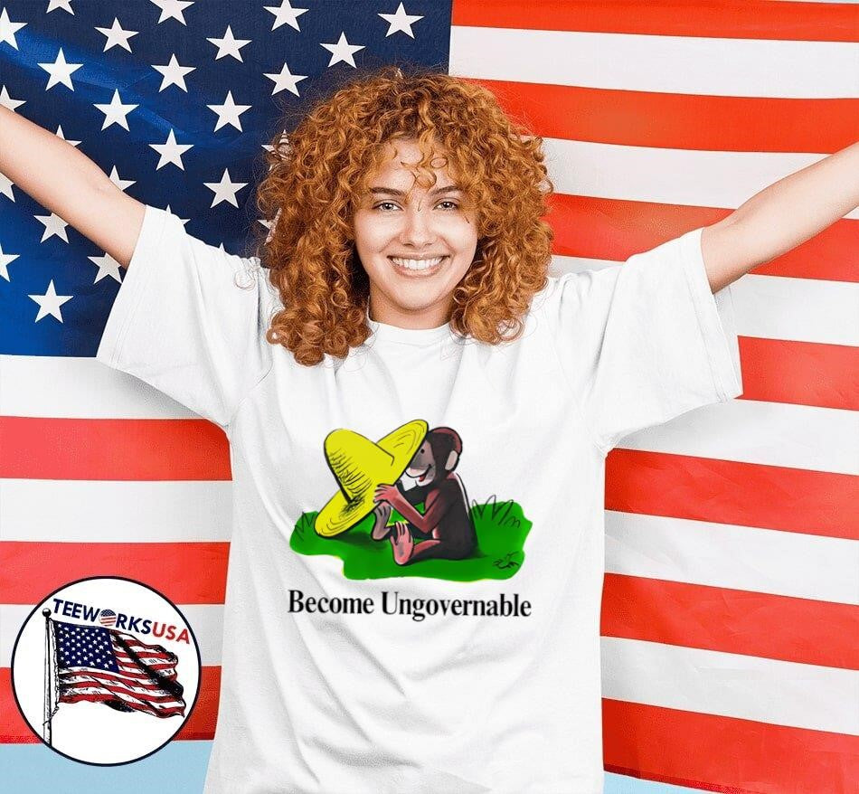 Monkey Become Ungovernable Curious - Adult & Kids T-Shirts, Sweatshirts & Hoodies apparel design preview 7