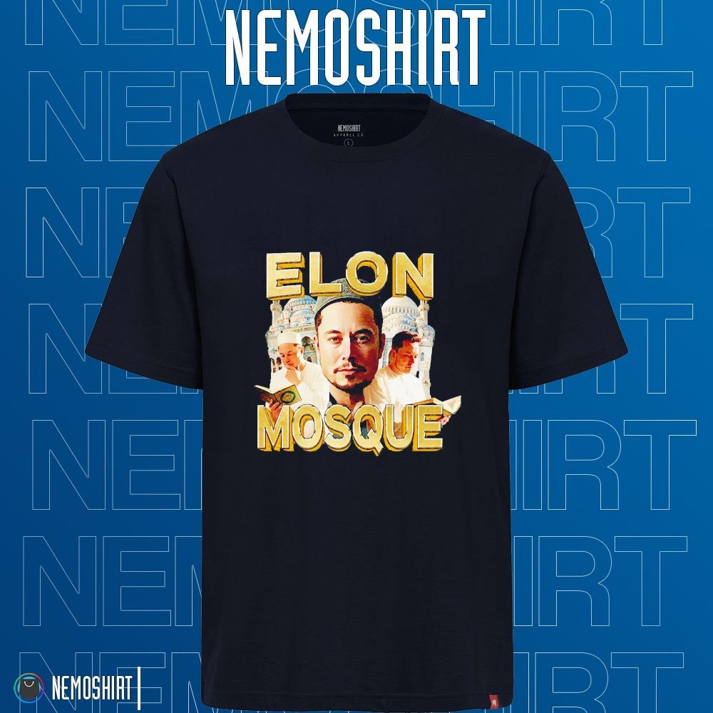 Elon Mosque Musk vintage graphic - Adult & Kids T-Shirts, Sweatshirts & Hoodies apparel design preview 1