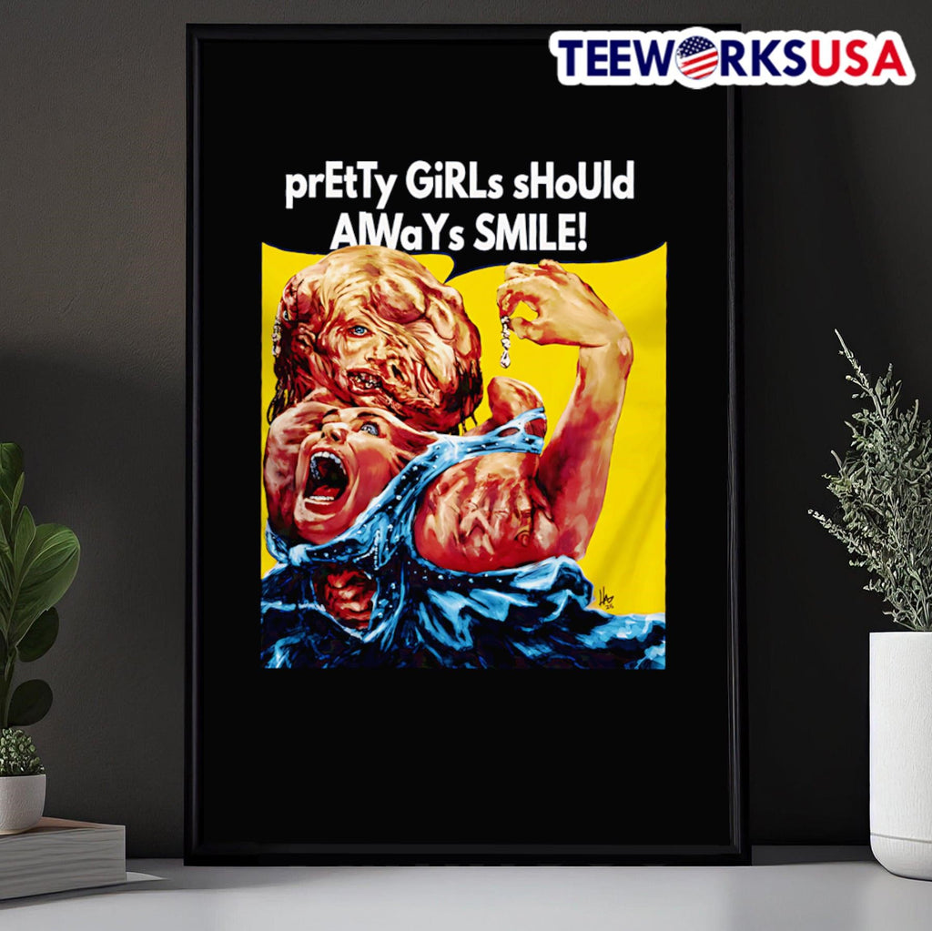 The Substance Pretty girls should always smile - Adult & Kids T-Shirts, Sweatshirts & Hoodies apparel design preview 5