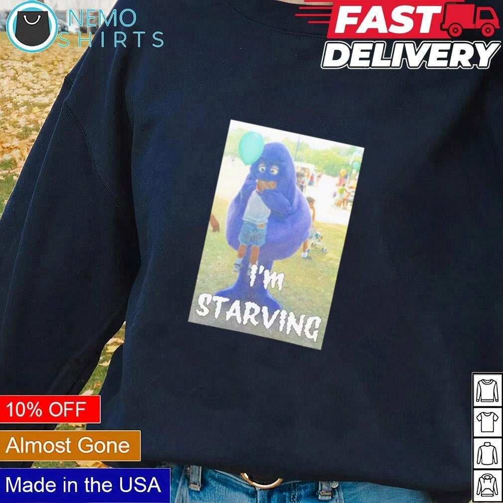 Grimace I'm starving - Adult & Kids T-Shirts, Sweatshirts & Hoodies product image 1