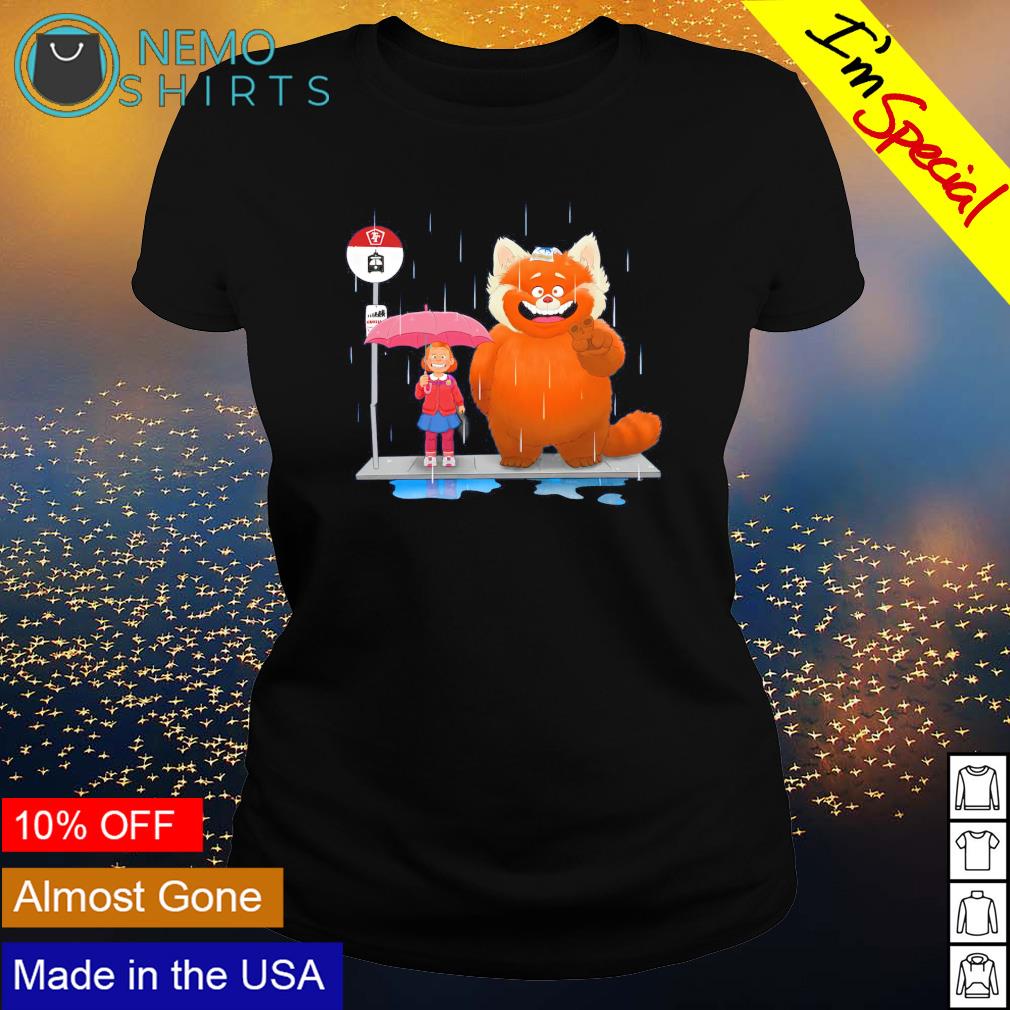 Turning Red panda bus stop - Adult & Kids T-Shirts, Sweatshirts & Hoodies apparel design preview 3