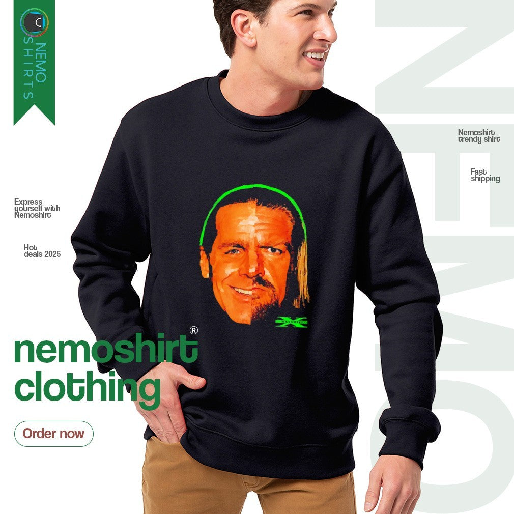 D Generation X wrestling big face - Adult & Kids T-Shirts, Sweatshirts & Hoodies apparel design preview 4