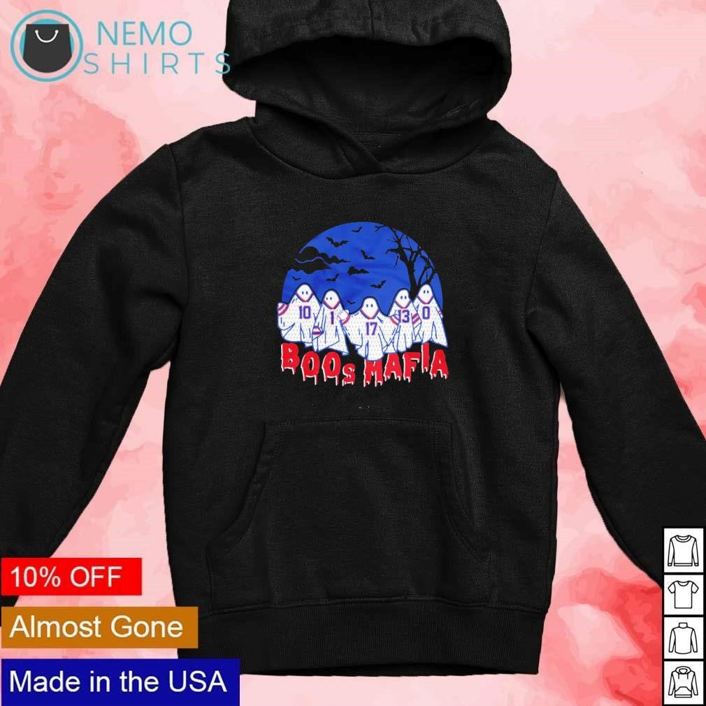 Boos Mafia Buffalo Bills ghosts Halloween - Adult & Kids T-Shirts, Sweatshirts & Hoodies apparel design preview 2