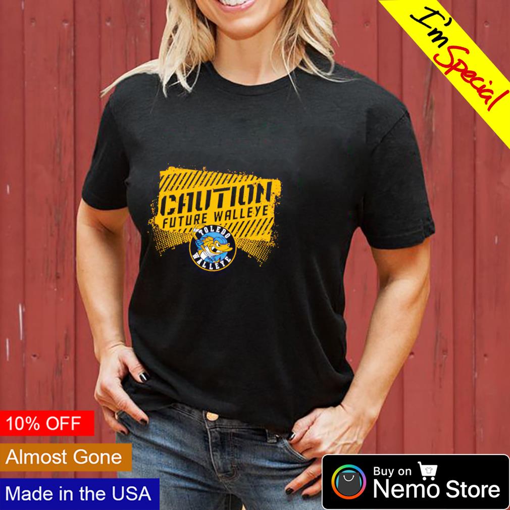 Toledo Walleye caution future - Adult & Kids T-Shirts, Sweatshirts & Hoodies apparel design preview 3