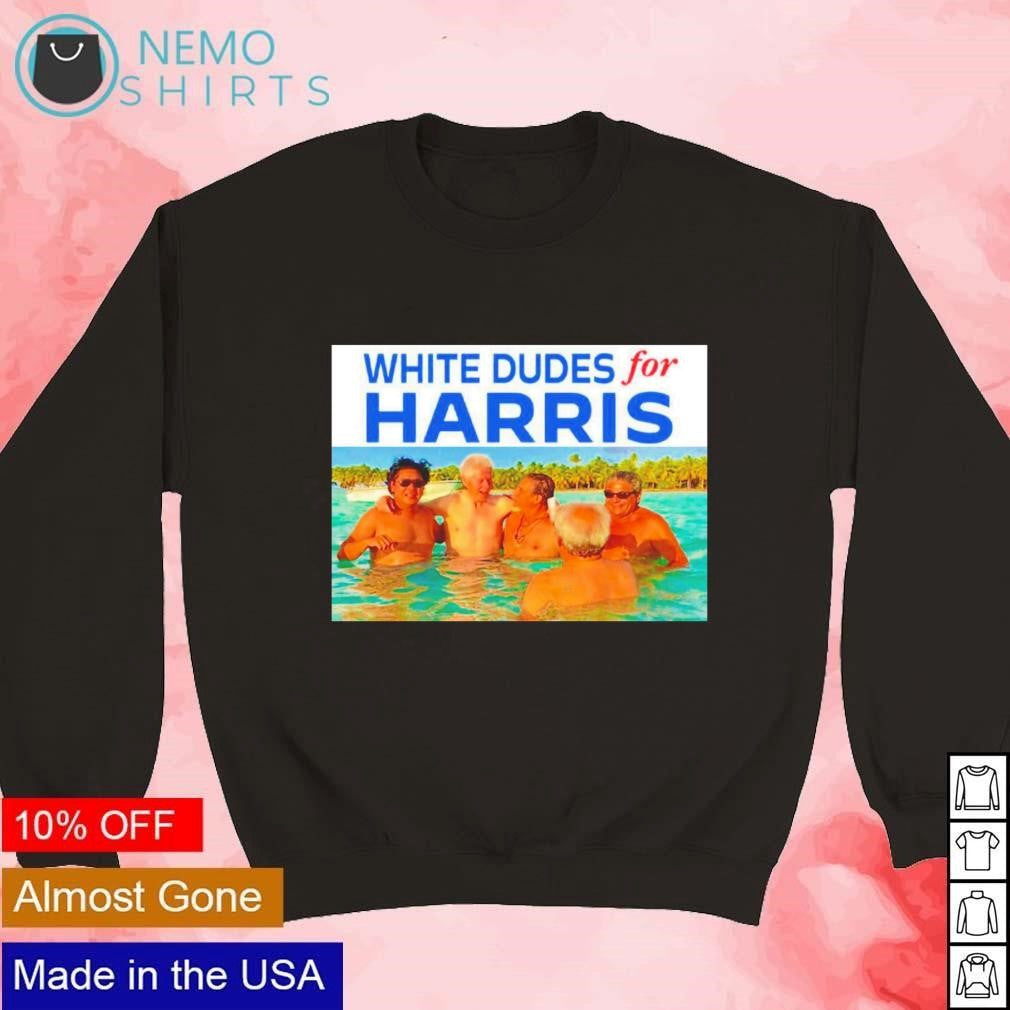 White dudes for Harris men at Epstein private island - Adult & Kids T-Shirts, Sweatshirts & Hoodies apparel design preview 3