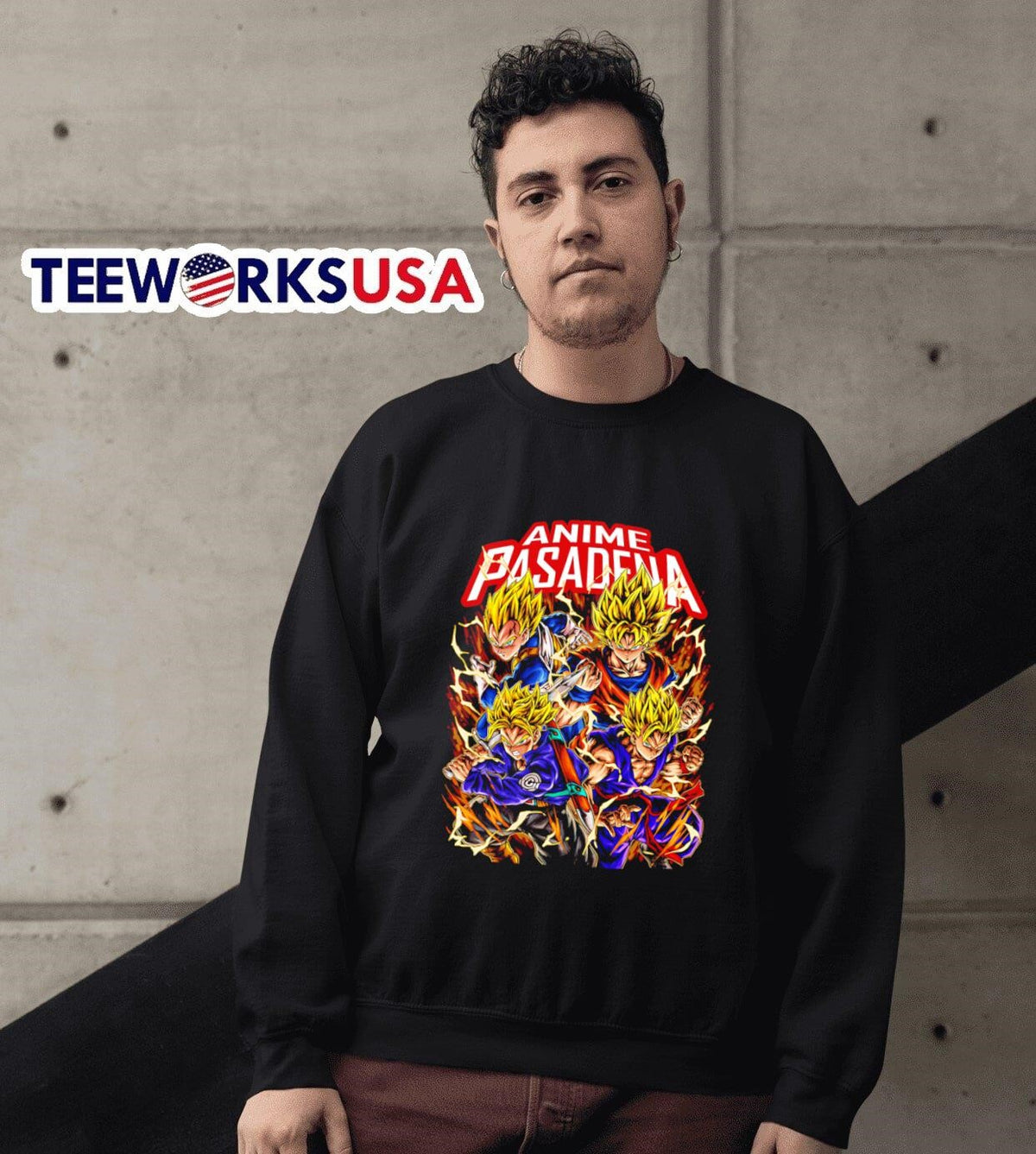 Dragon Ball anime pasadena - Adult & Kids T-Shirts, Sweatshirts & Hoodies apparel design preview 3